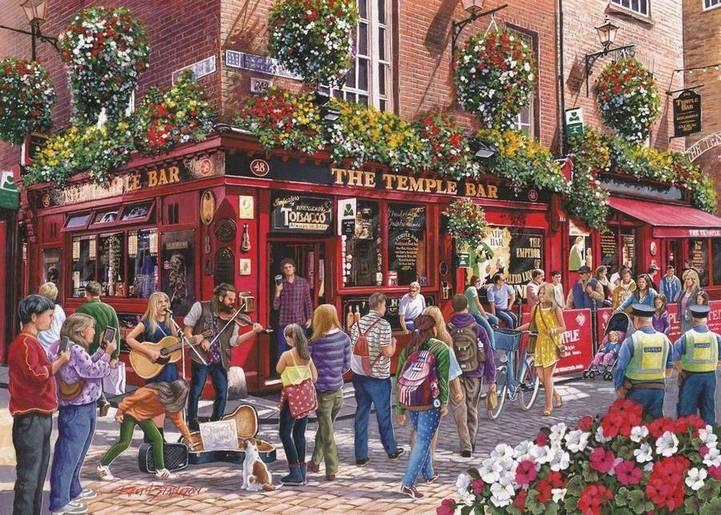 House of Puzzles - Temple Bar - 1000 Piece Jigsaw Puzzle