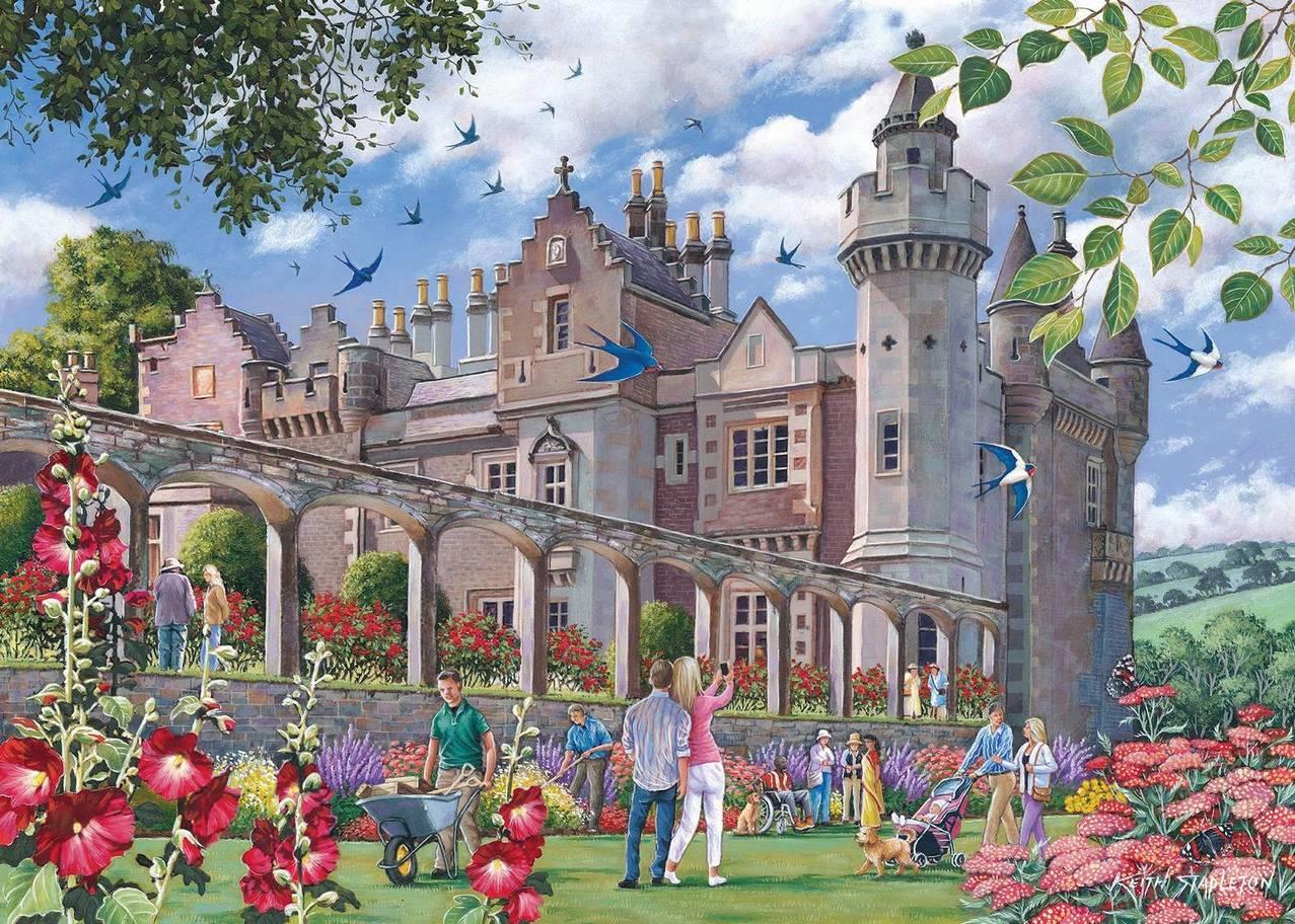 House of Puzzles - Abbotsford House - 1000 Piece Jigsaw Puzzle