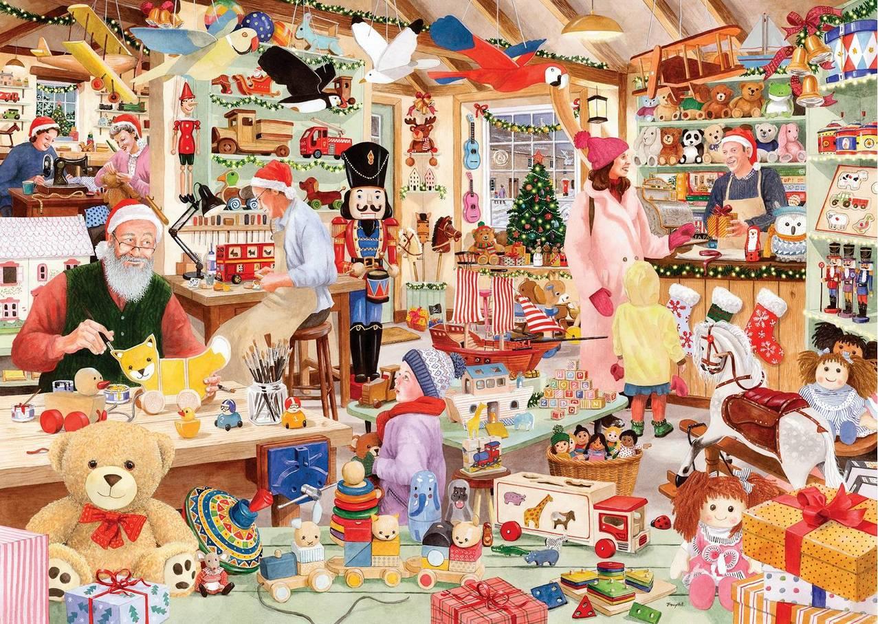 House of Puzzles - Toymakers Workshop No22 - 500XL Piece Jigsaw Puzzle