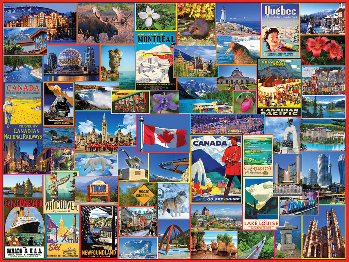 White Mountain - Best Places in Canada - 1000 Piece Jigsaw Puzzle