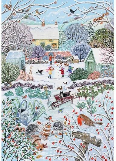 Wentworth - Cottage Garden in Winter - 250 Piece Jigsaw Puzzle