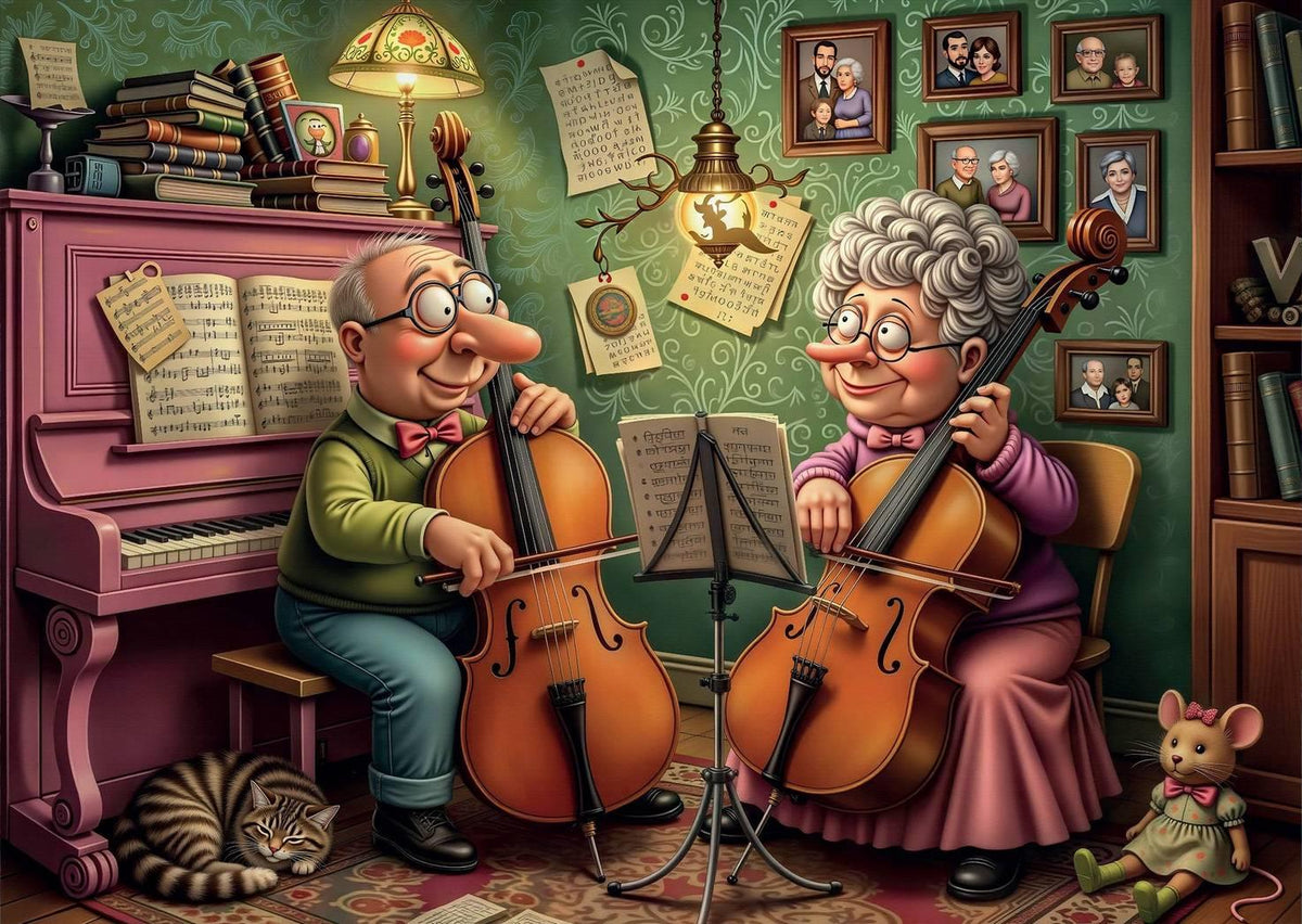 Delfy - Timeless Music Duo - 1000 Piece Jigsaw Puzzle