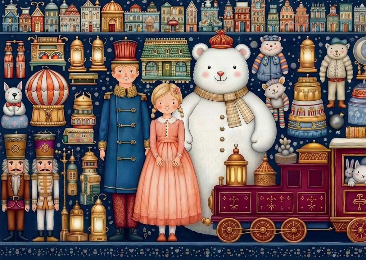Delfy - Vintage Toy Collection - 1000 Piece Jigsaw Puzzle