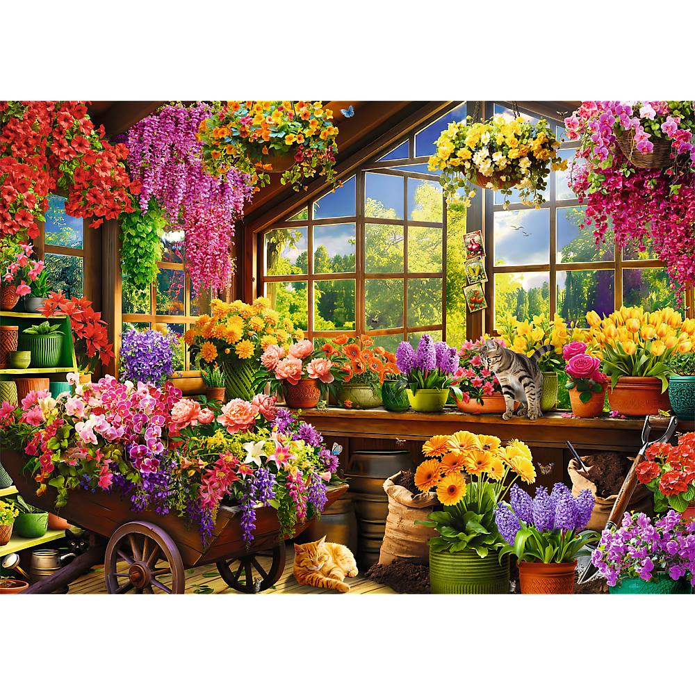 Trefl - Tea Time - Preparations for Spring - 1000 Piece Jigsaw Puzzle
