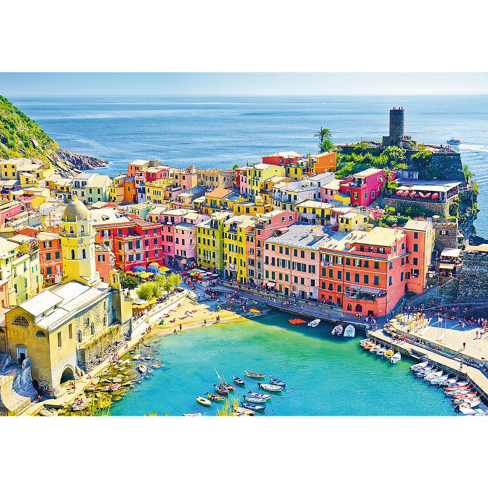 Trefl - Picturesque Town of Vernazza - Liguria Italy - 1000 Piece Jigsaw Puzzle