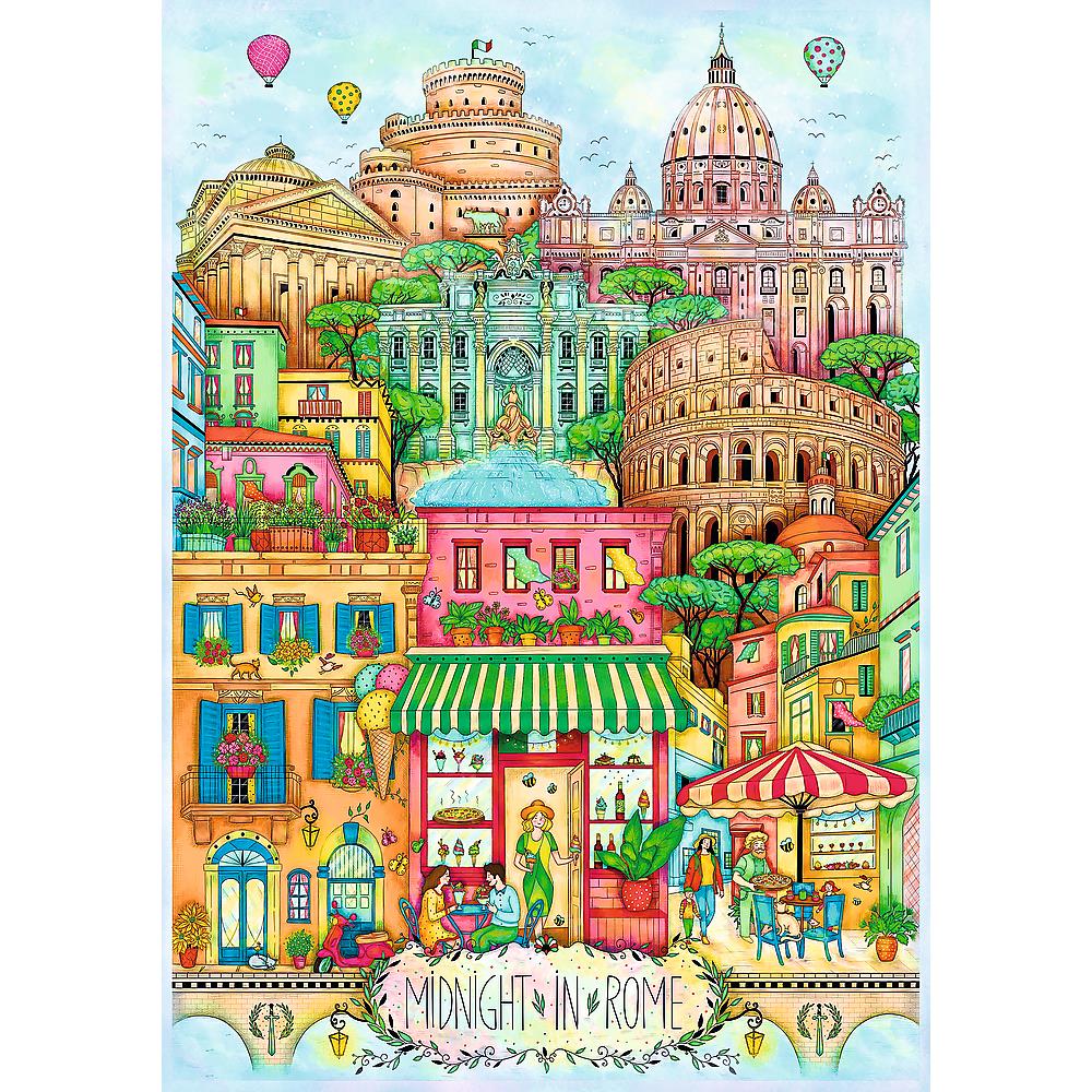 Trefl - Midnight in Rome - 1000 Piece Jigsaw Puzzle