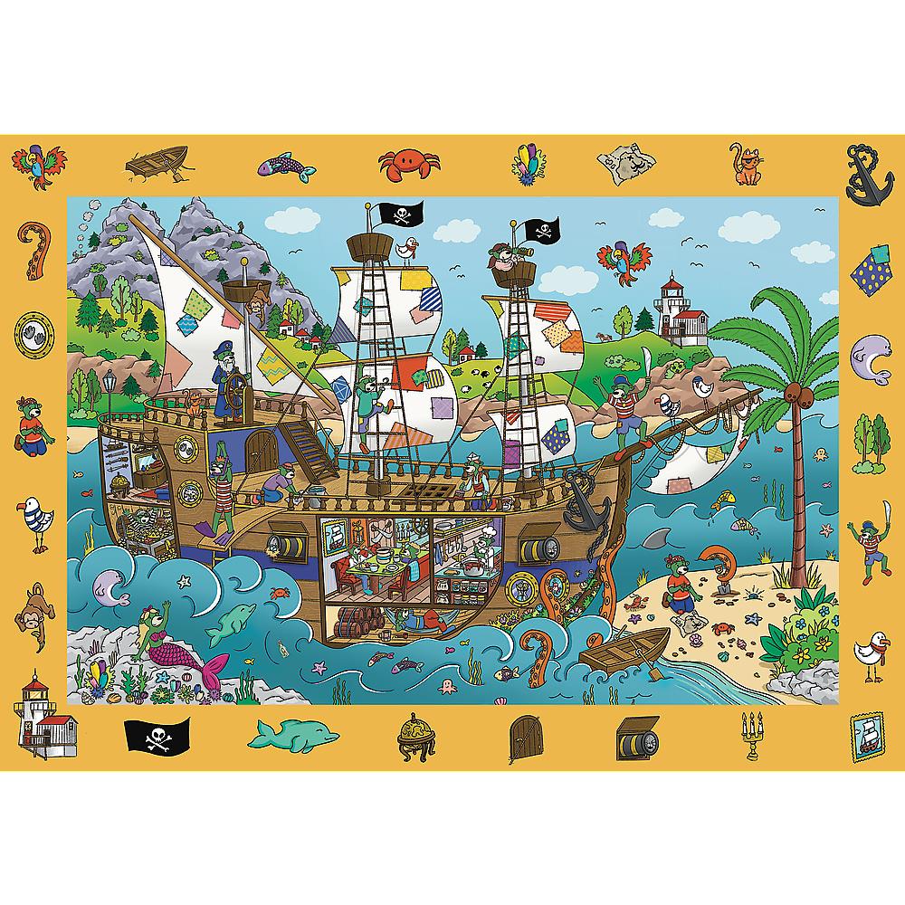 Trefl - Spy Guy - Pirate Ship - 100 Piece Jigsaw Puzzle