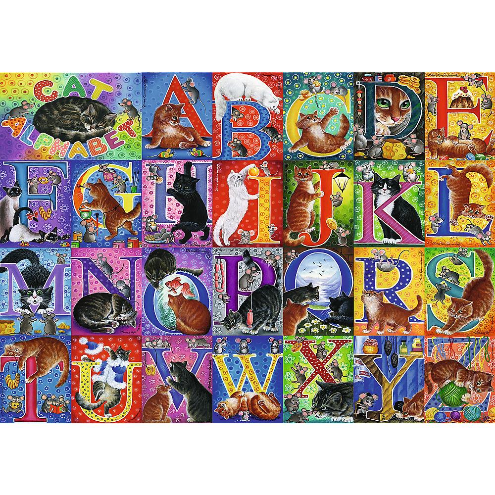 Trefl - Cats Alphabet - 500 Piece Jigsaw Puzzle
