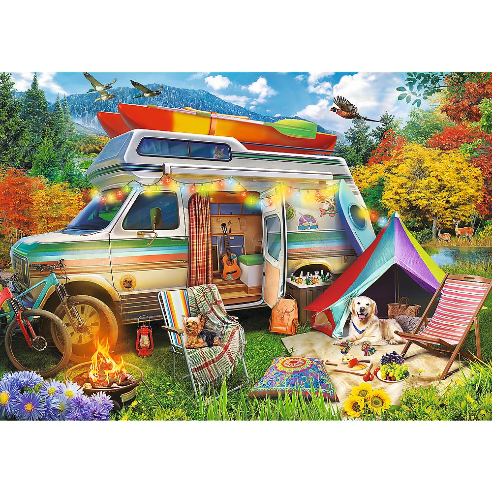 Trefl - Tea Time - Camper Van - 500 Piece Jigsaw Puzzle