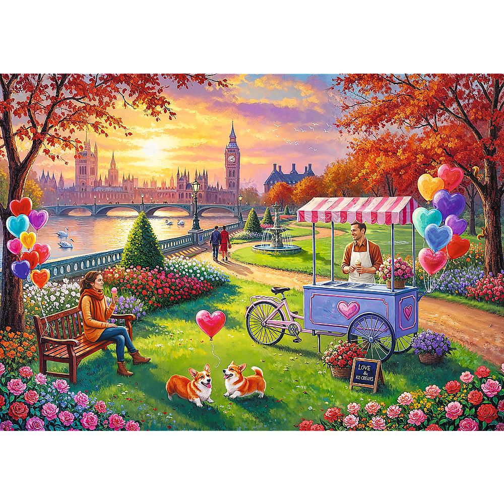 Trefl - Love Story - Romantic London - 500 Piece Jigsaw Puzzle