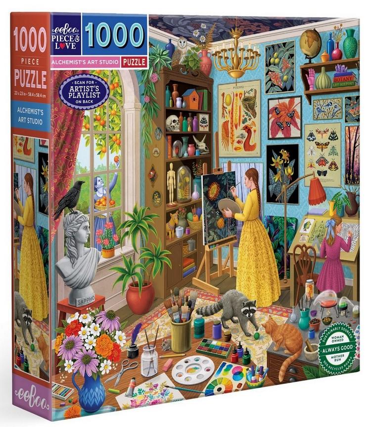 Eeboo - Alchemists Art Studio - 1000 Piece Jigsaw Puzzle