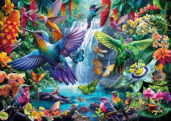 Wentworth - Tropical Hummingbirds - 250 Piece Wooden Jigsaw Puzzle