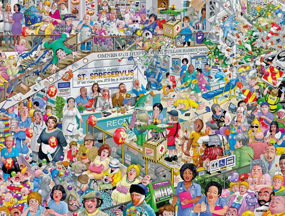 Happy Puzzle - I Love Healthcare - 1000 Piece Jigsaw Puzzle