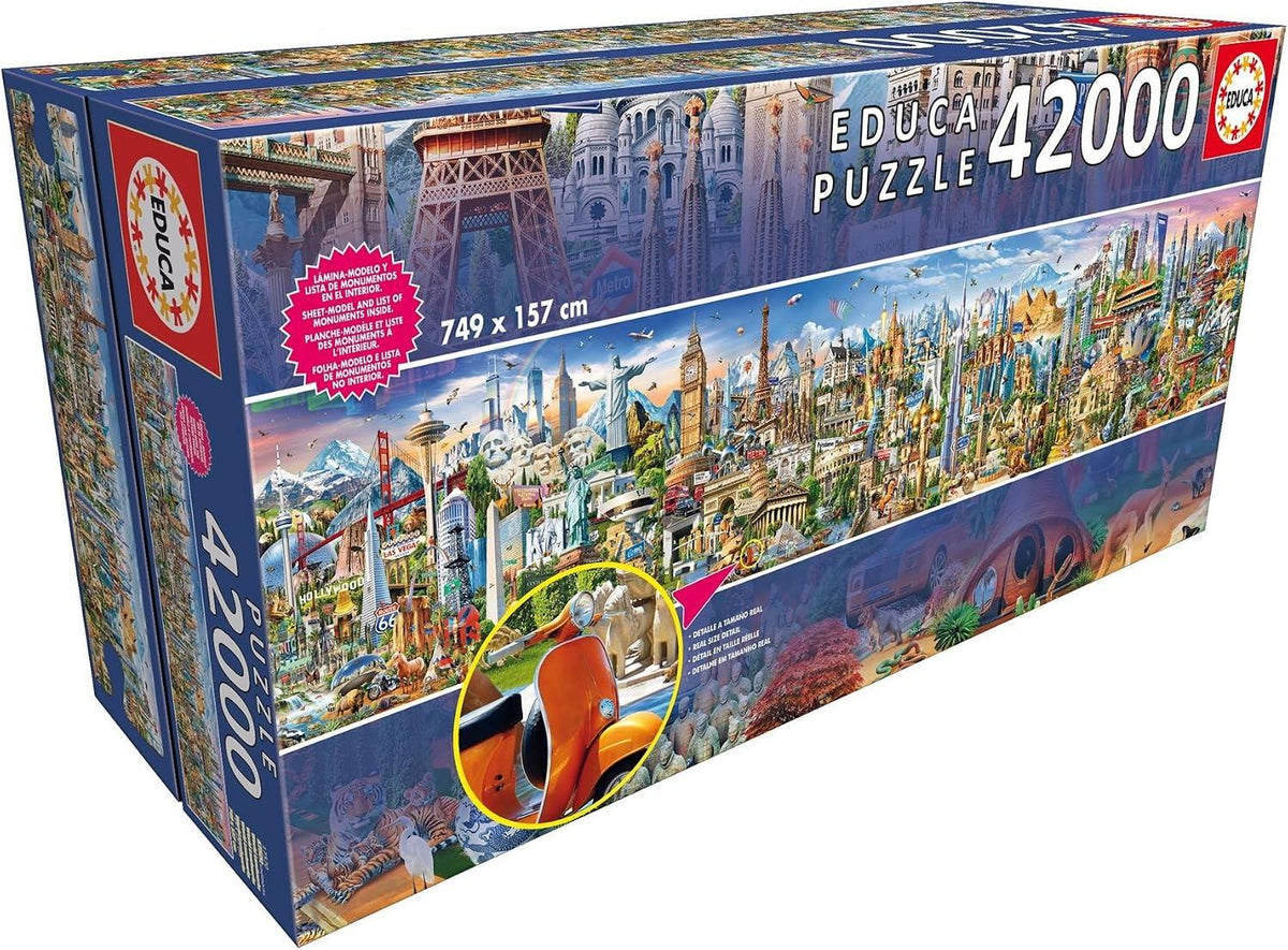 Educa - Around The World - 42000 Piece Jigsaw Puzzle