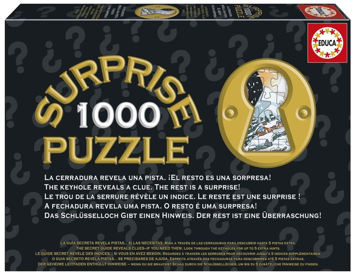 Educa - Antique Xmas - 1000 Surprise Piece Jigsaw Puzzle