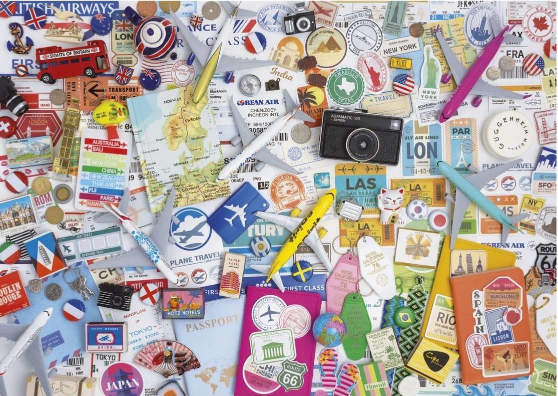 Educa - Travel Collage - 1000 Piece Jigsaw Puzzle