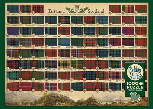 Cobble Hill - Tartans of Scotland - 1000 Piece Jigsaw Puzzle