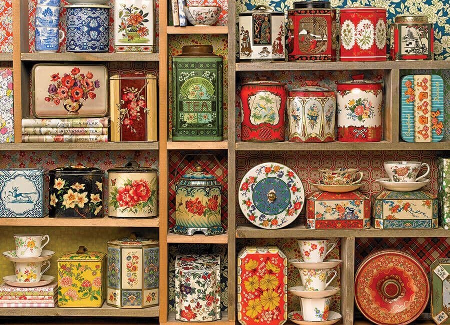 Cobble Hill - Vintage Tins - 1000 Piece Jigsaw Puzzle
