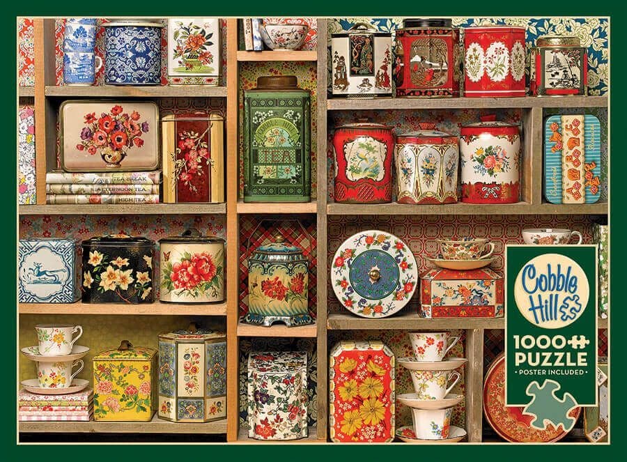 Cobble Hill - Vintage Tins - 1000 Piece Jigsaw Puzzle