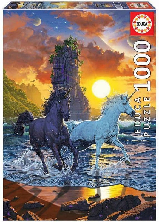 Educa - Unicorns on the Beach - 1000 Piece Jigsaw Puzzle