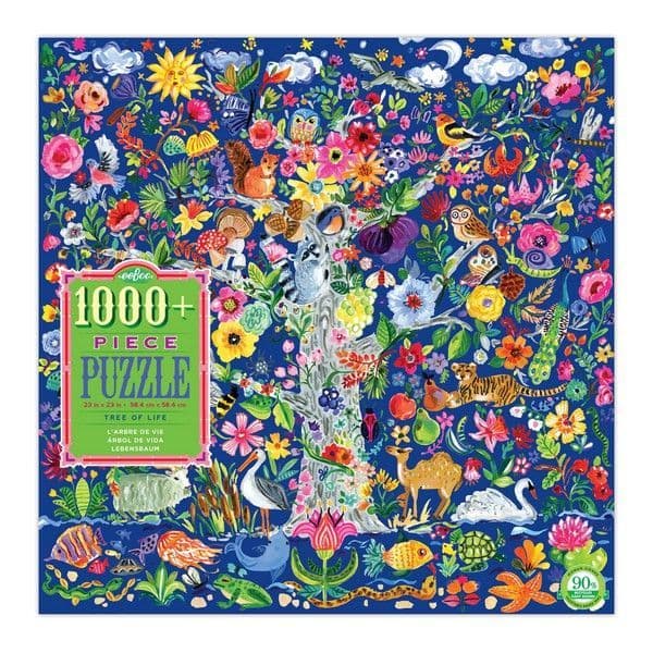 Eeboo - Tree Of Life - 1000 Piece Jigsaw Puzzle