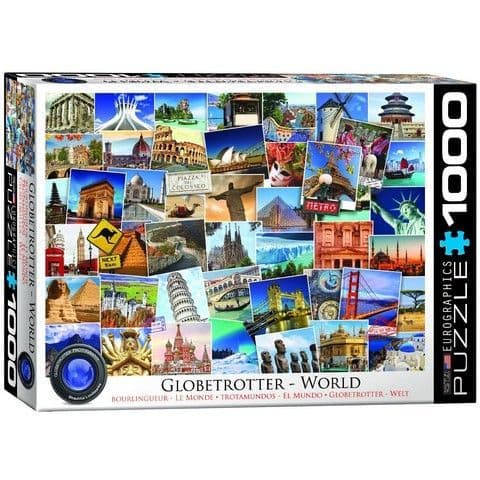 Eurographics - Globetrotter World - 1000 Piece Jigsaw Puzzle