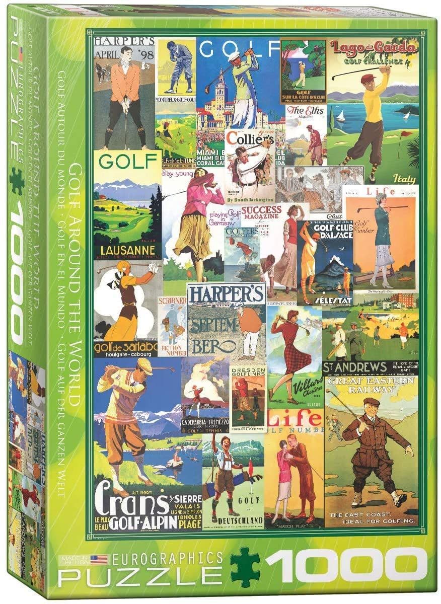 Eurographics - Golf Around The World - 1000 Piece Jigsaw Puzzle