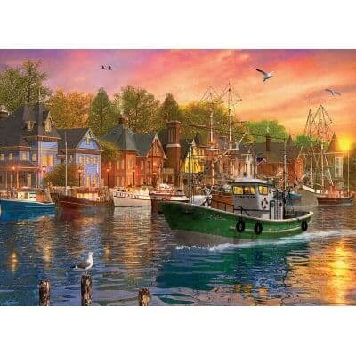 Eurographics - Harbor Sunset - 1000 Piece Jigsaw Puzzle