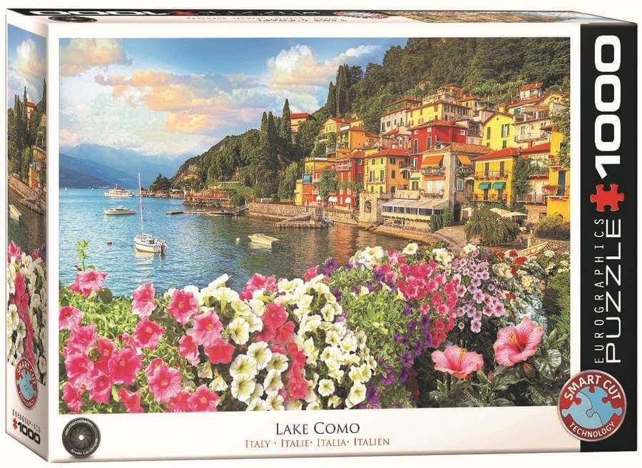 Eurographics - Lake Como - 1000 Piece Jigsaw Puzzle