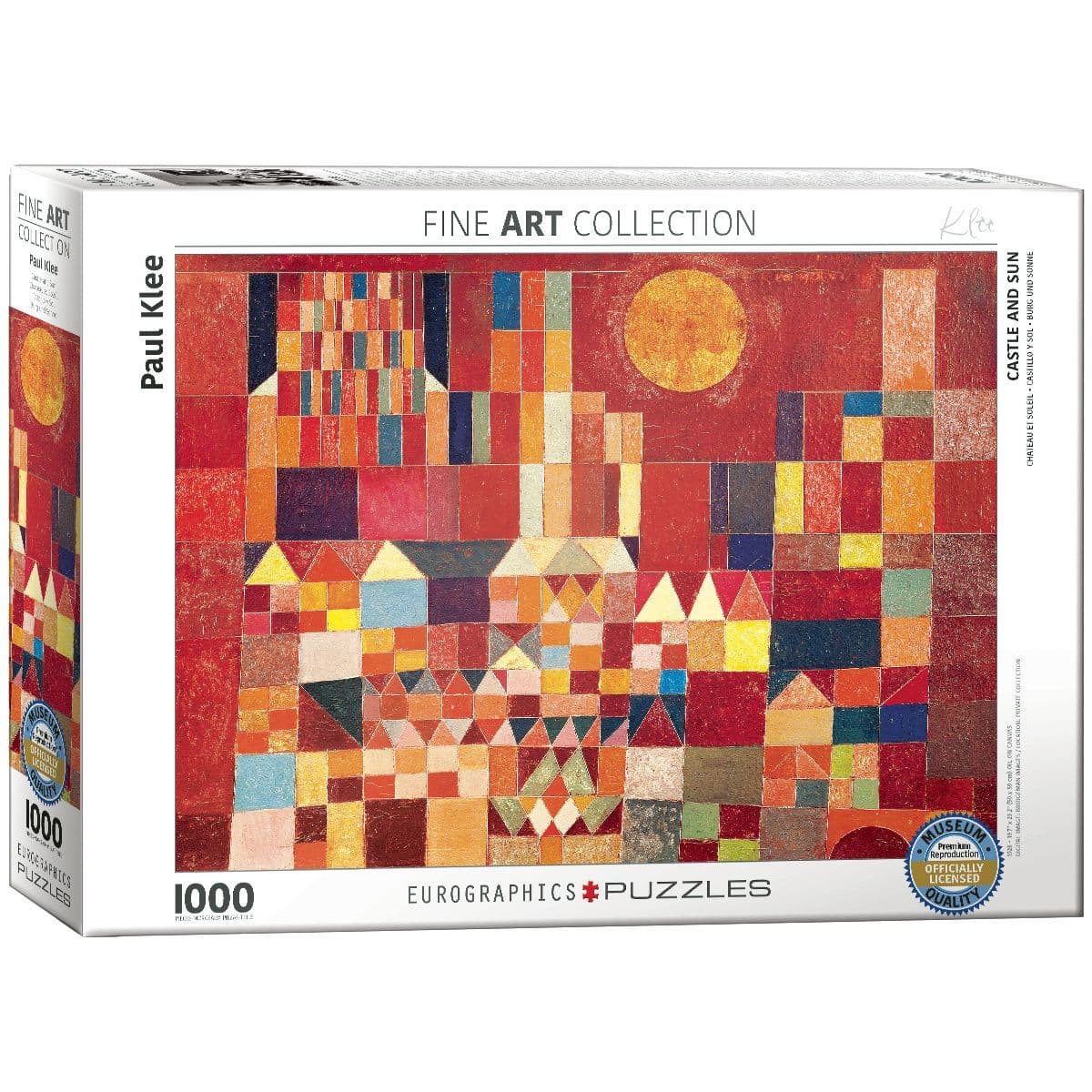 Eurographics - Paul Klee - Castle and Sun - 1000 Piece Jigsaw Puzzle