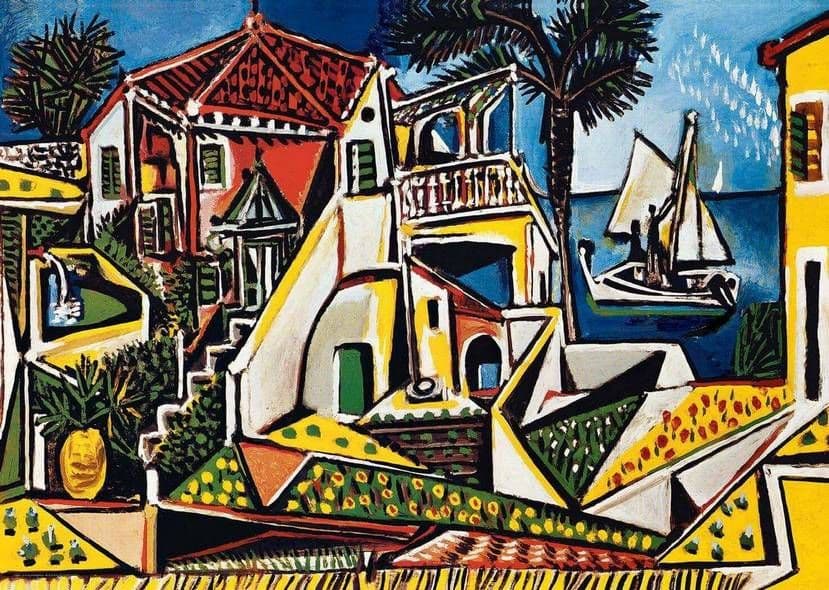 Eurographics - Picasso Mediterranean Landscape - 1000 Piece Jigsaw Puzzle