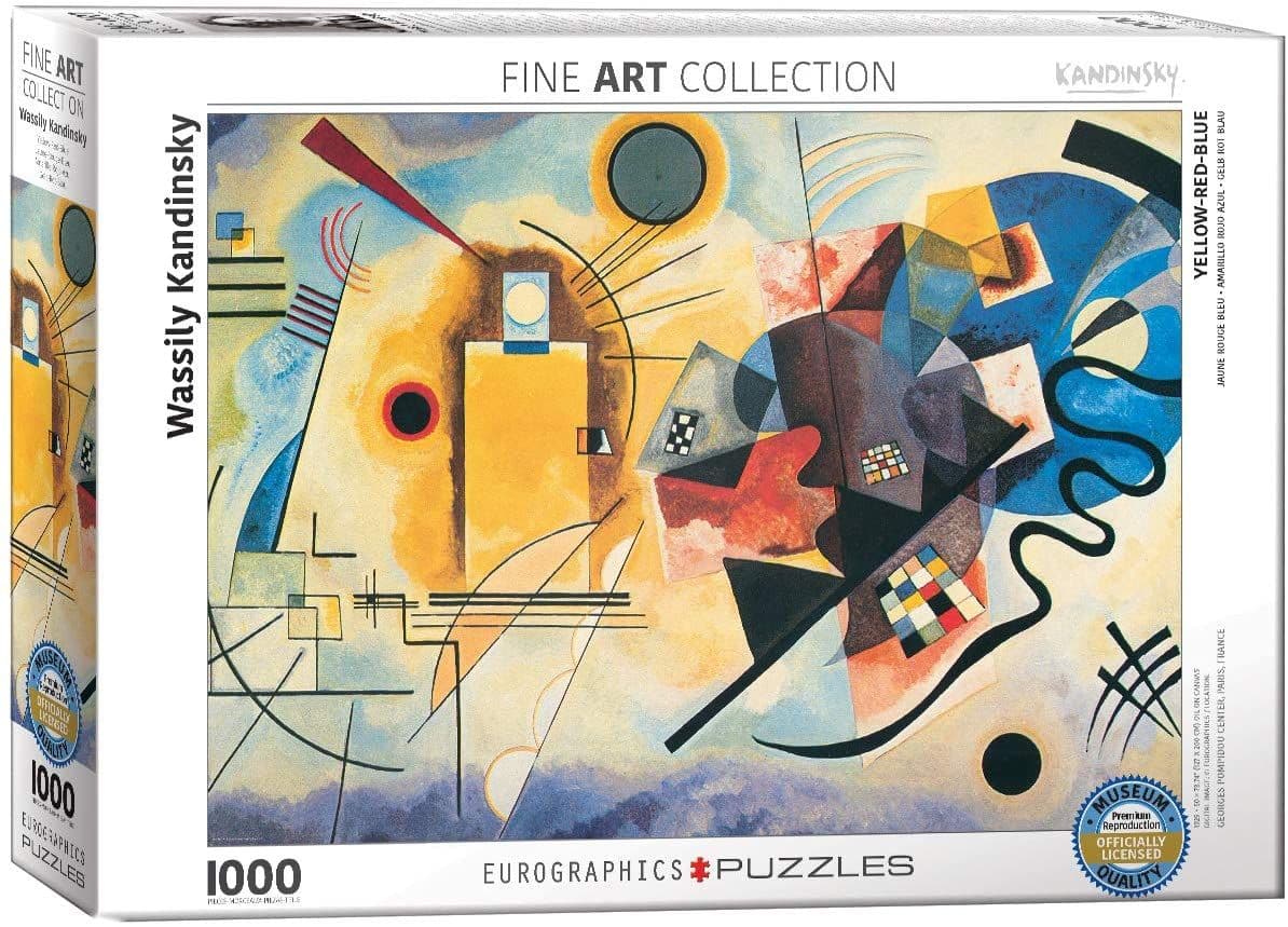 Eurographics - Wassily Kandinsky - Yellow, Red, Blue  - 1000 Piece Jigsaw Puzzle