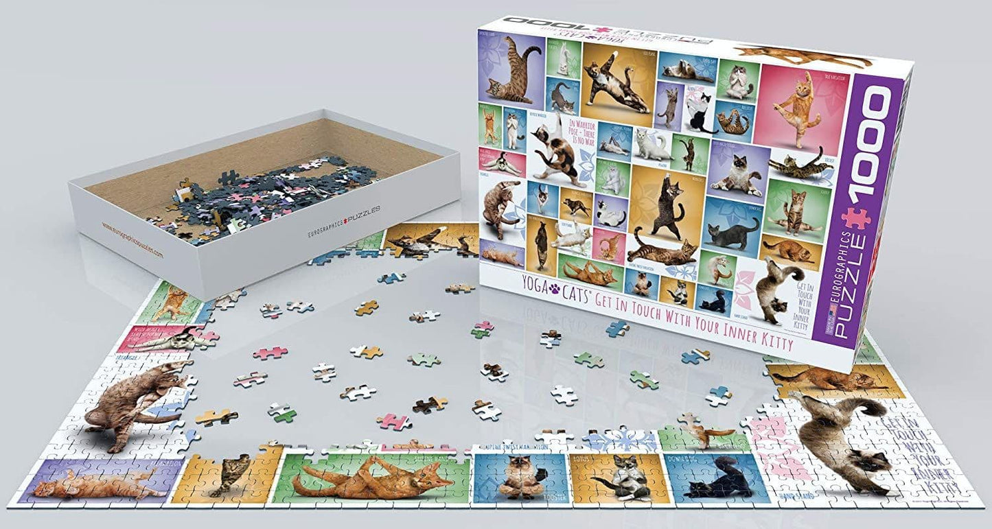 Eurographics - Yoga Cats - 1000 Piece Jigsaw Puzzle