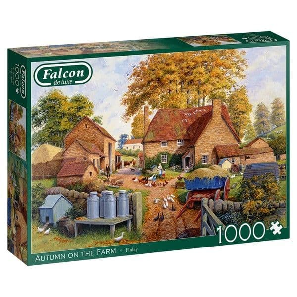 Falcon de Luxe - Autumn on the Farm - 1000 Piece Jigsaw Puzzle