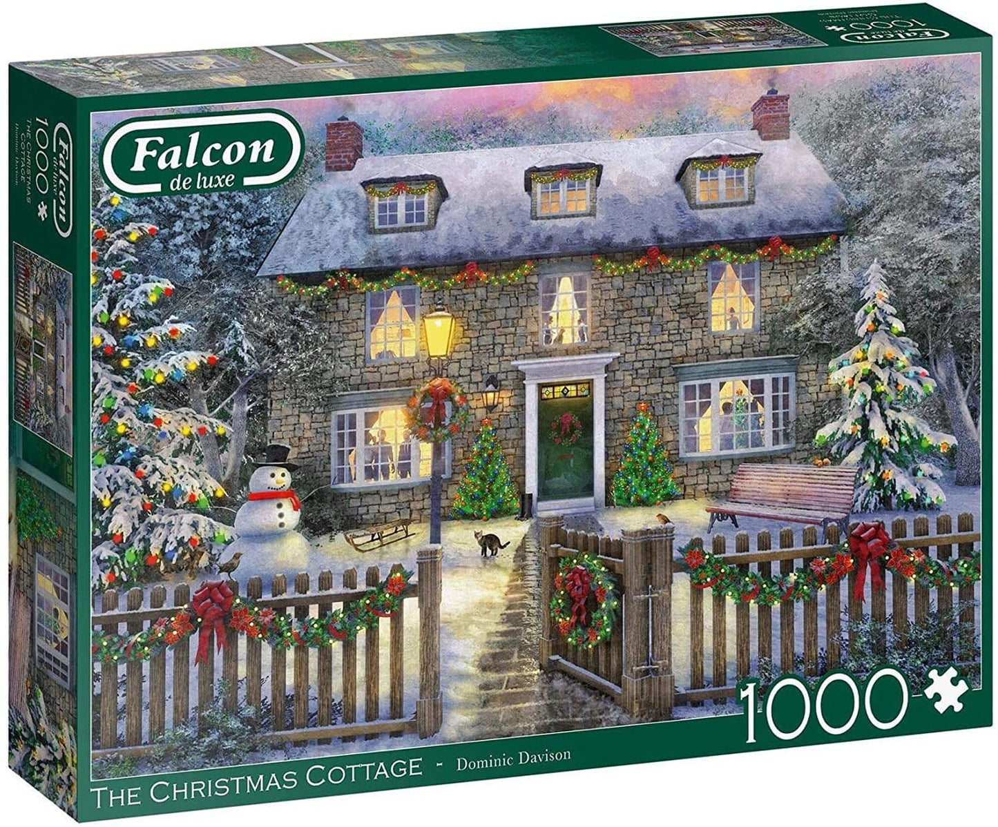 Falcon de luxe - Christmas Cottage - 1000 Piece Jigsaw Puzzle
