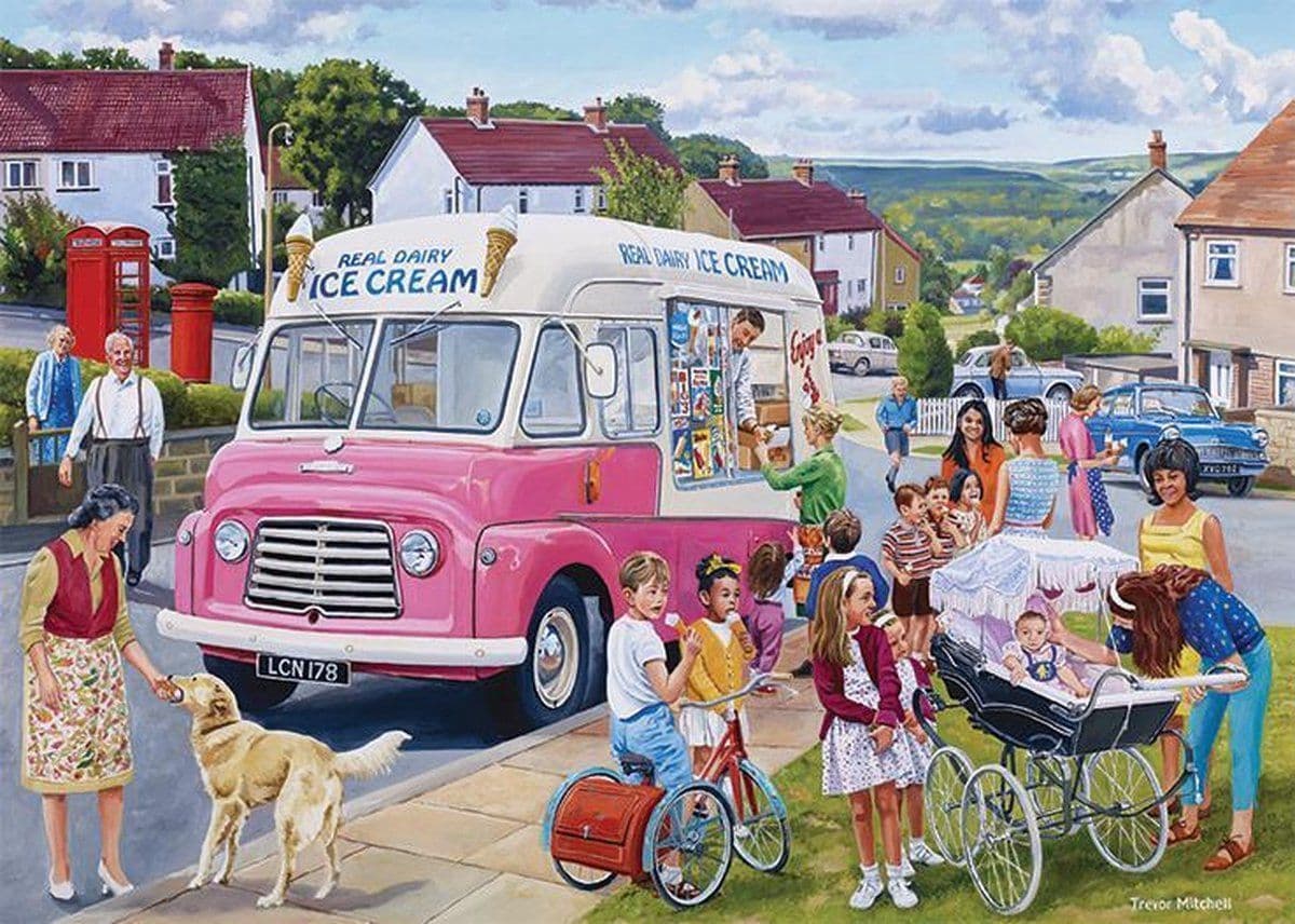 Falcon de luxe - Ice Cream Van - 1000 Piece Jigsaw Puzzle