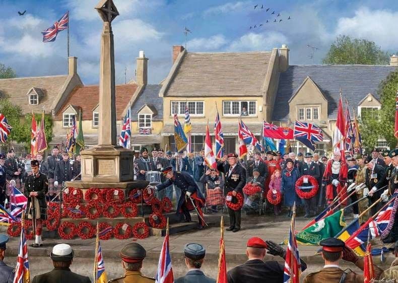 Falcon de Luxe - Remembrance Sunday - 1000 Piece Jigsaw Puzzle