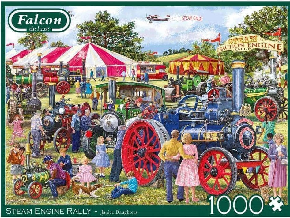 Falcon de Luxe - Steam Engine Rally - 1000 Piece Jigsaw Puzzle
