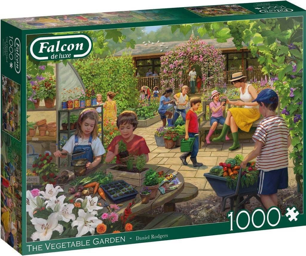 Falcon de Luxe - The Vegetable Garden - 1000 Piece Jigsaw Puzzle