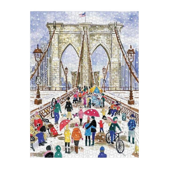Galison - Michael Storrings - Brooklyn Bridge - 1000 Piece Jigsaw Puzzle