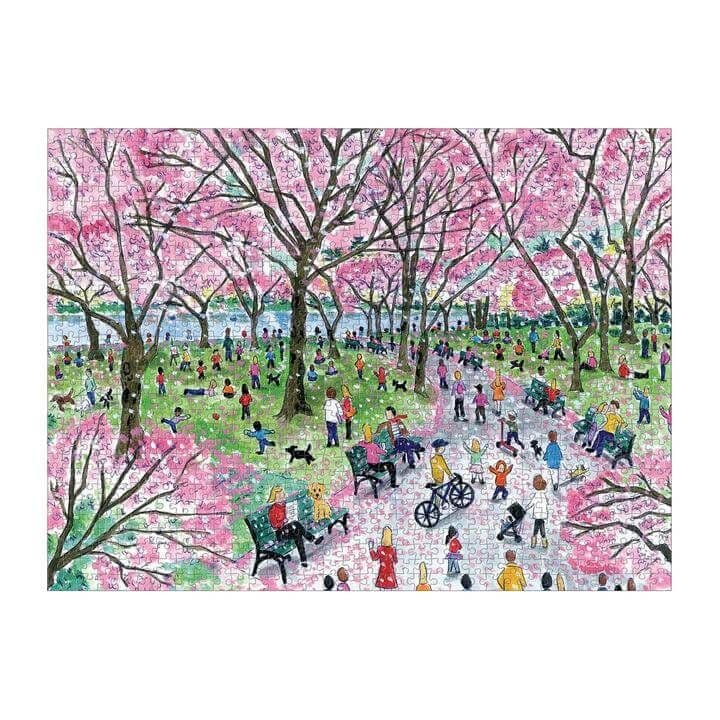 Galison - Michael Storrings - Cherry Blossoms - 1000 Piece Jigsaw Puzzle