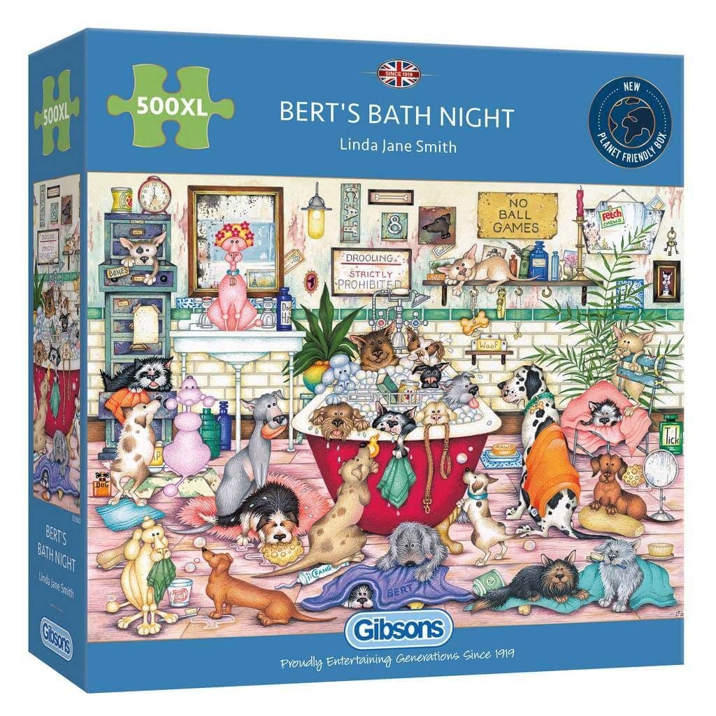 Gibsons - Bert's Bath Night - 500XL Piece Jigsaw Puzzle