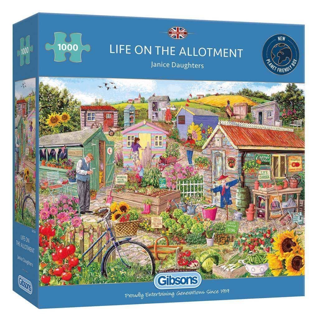 Gibsons - Life on the Allotment - 1000 Piece Jigsaw Puzzle