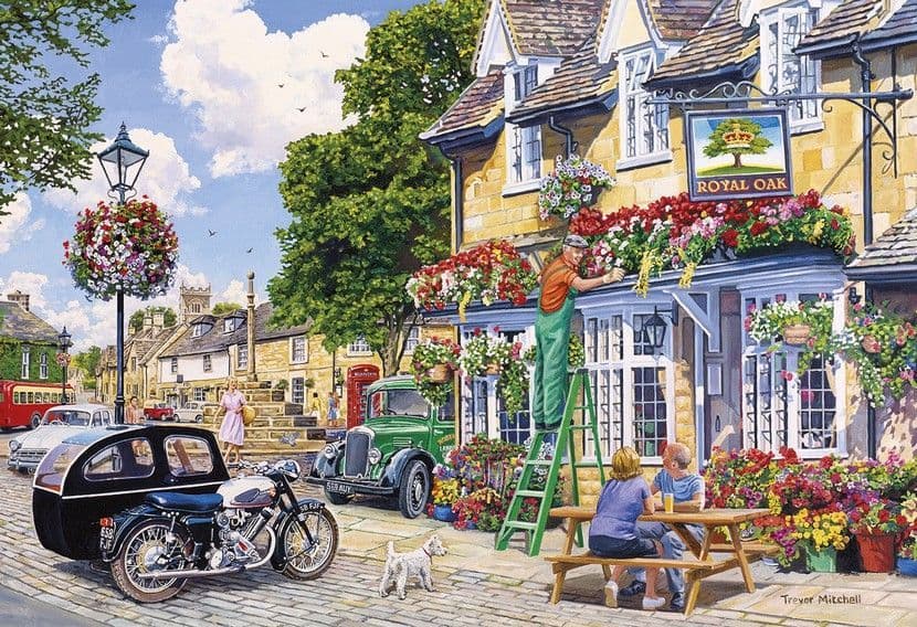 Gibsons - The Gardener's Round - 4 x 500 Piece Jigsaw Puzzle