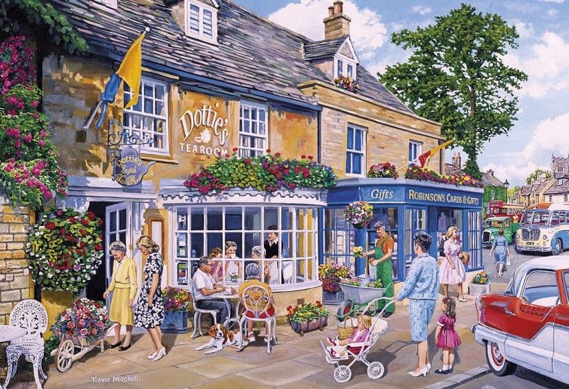 Gibsons - The Gardener's Round - 4 x 500 Piece Jigsaw Puzzle