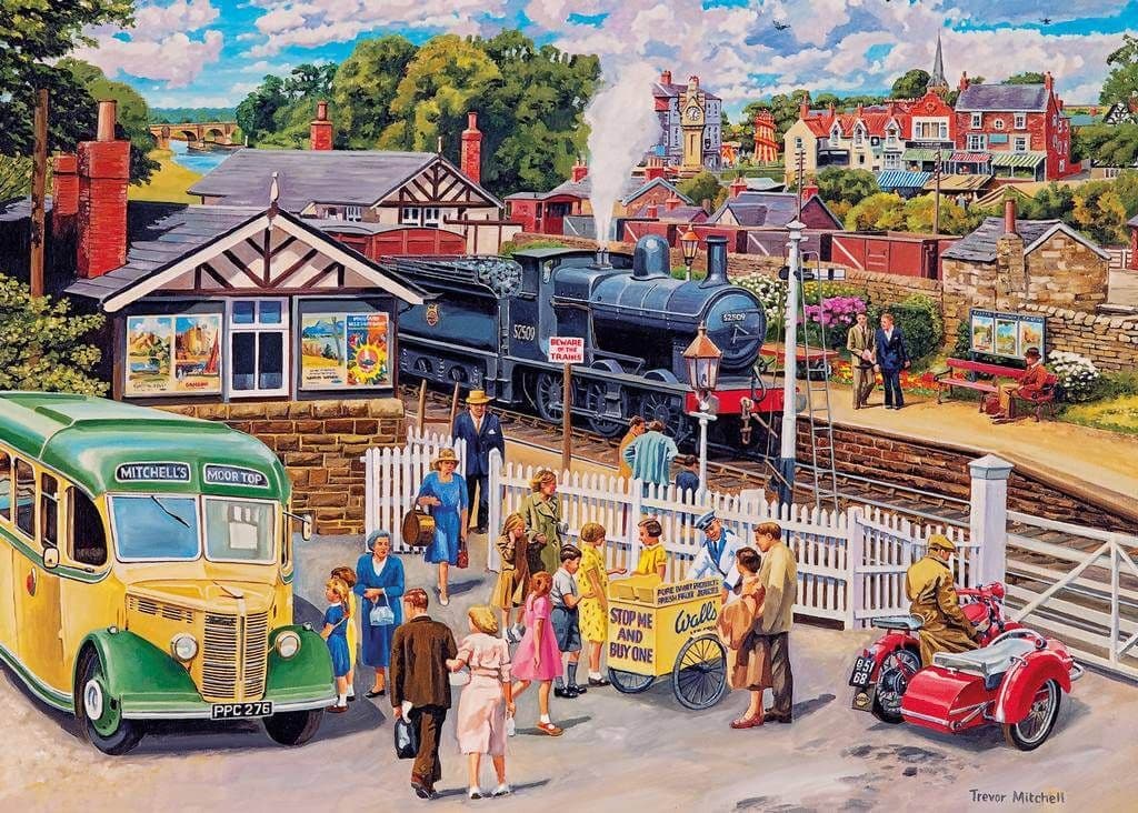 Gibsons - Treats at the Station - 1000 Piece Jigsaw Puzzle