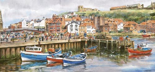 Gibsons - Whitby Harbour - 636 Piece Jigsaw Puzzle