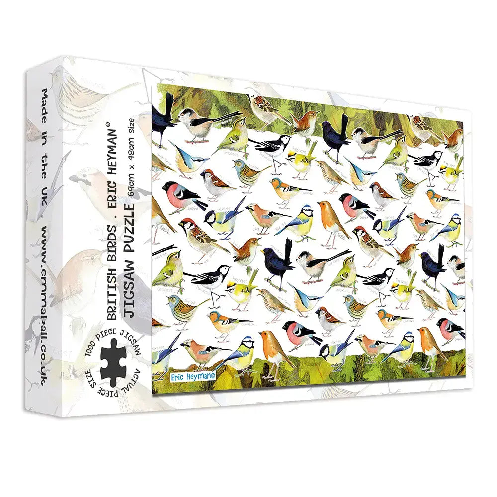 Emma Ball - British Birds - 1000 Piece Jigsaw Puzzle