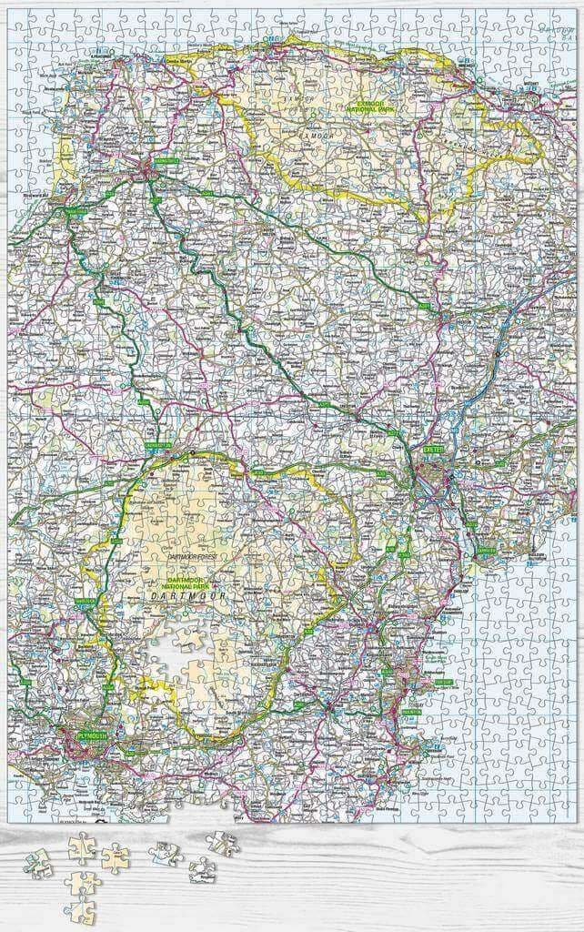 Great British Jigsaws - Dartmoor - Exmoor - 1000 Piece Jigsaw Puzzle