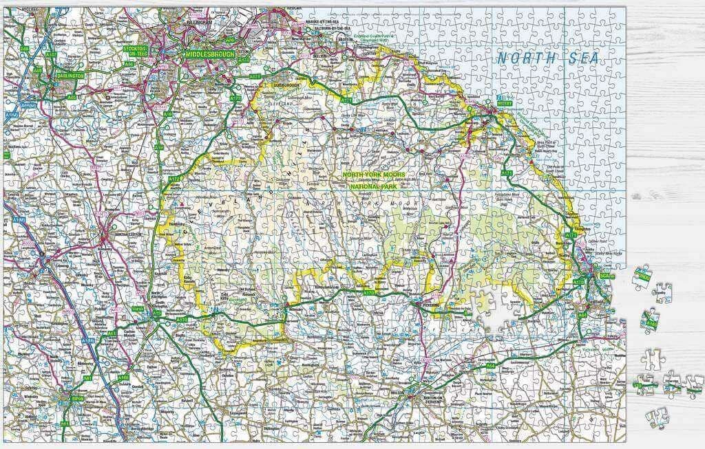 Great British Jigsaws - North York Moors - 1000 Piece Jigsaw Puzzle